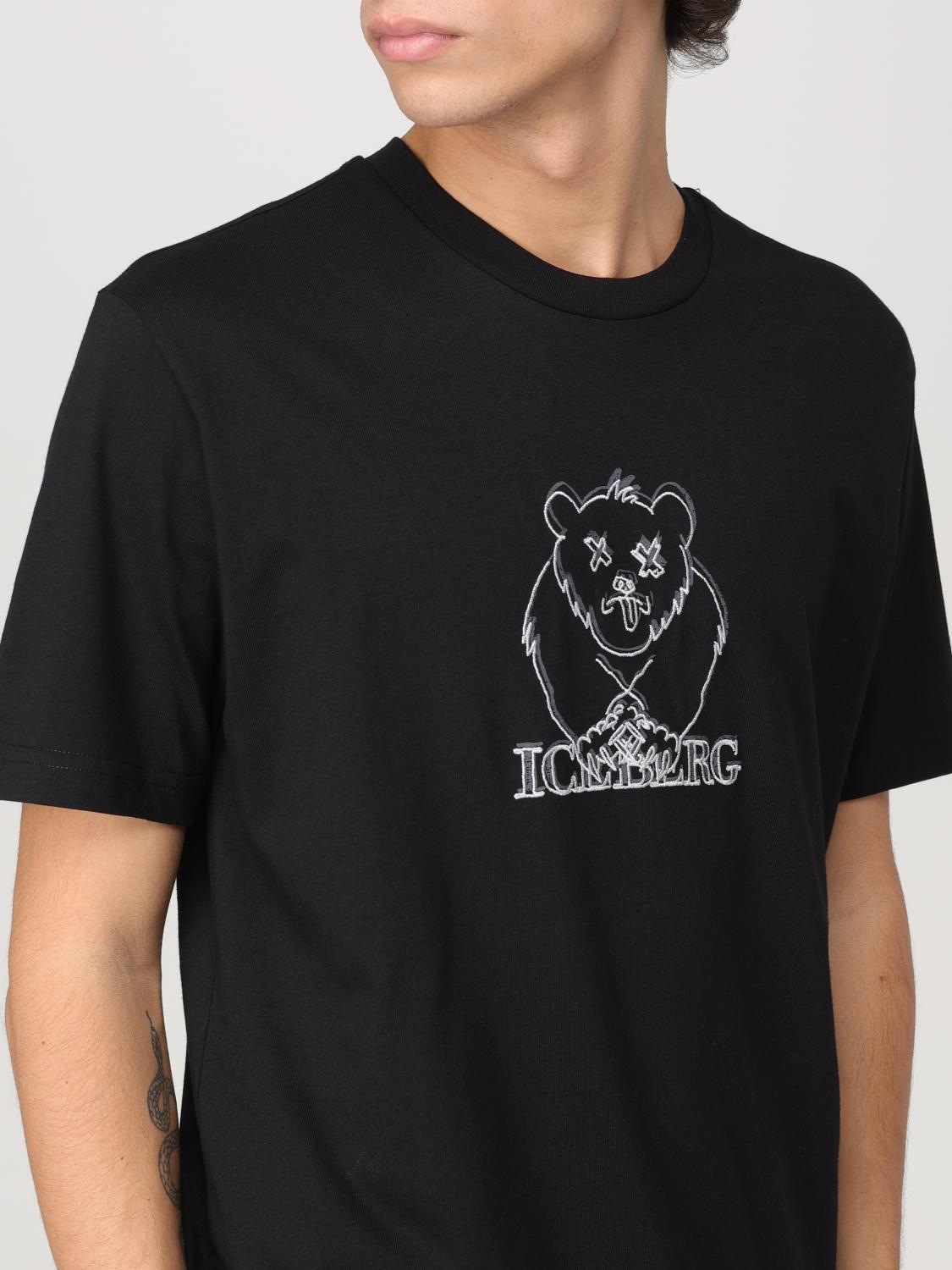 ICEBERG T-SHIRT: T-shirt men Iceberg, Black - Img 3