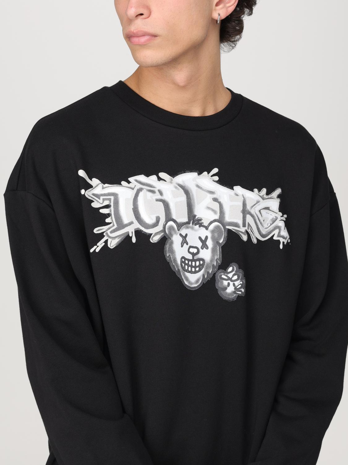 ICEBERG SWEATSHIRT: Sweater men Iceberg, Black - Img 3