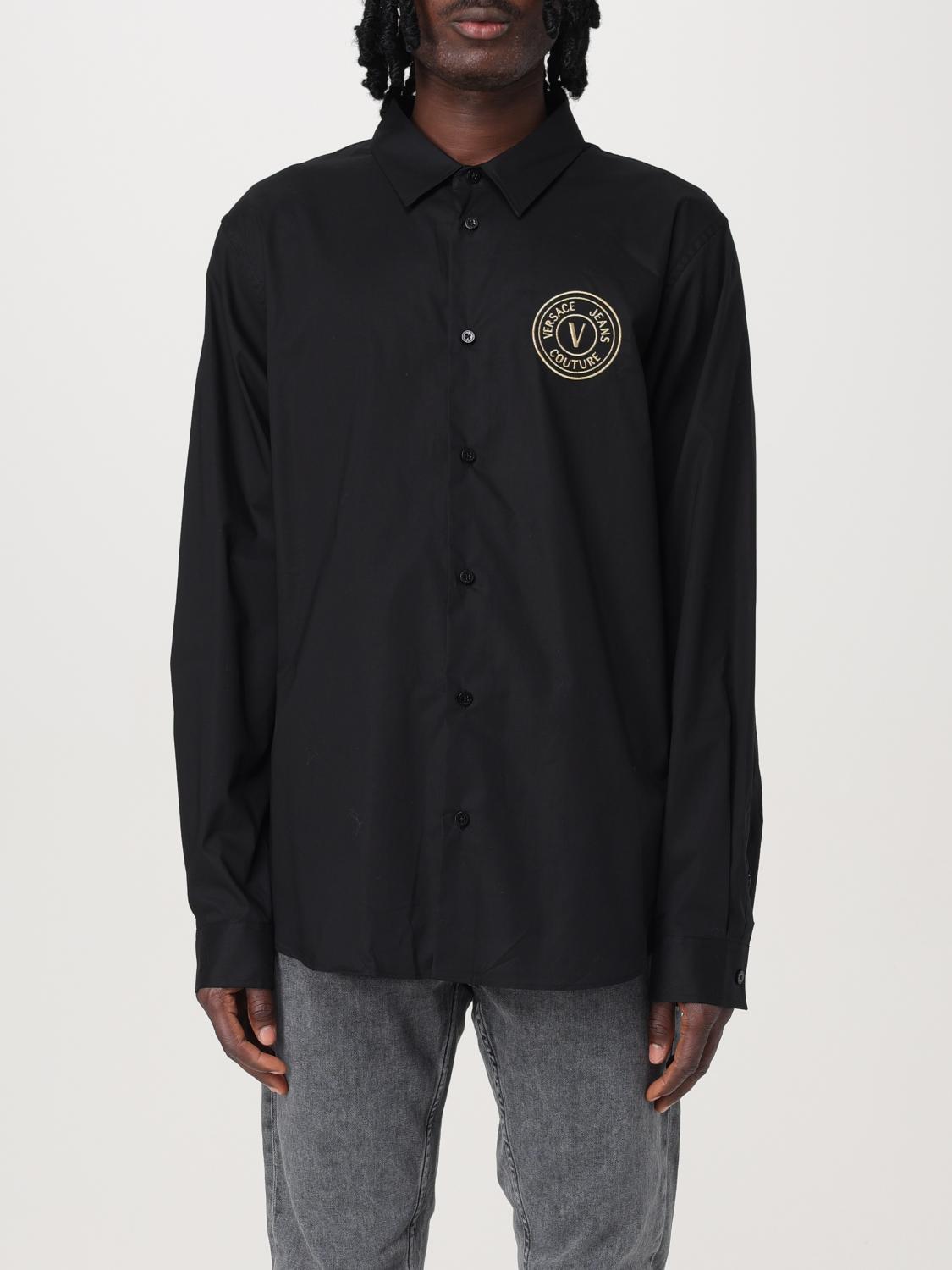 VERSACE JEANS COUTURE SHIRT: Shirt men Versace Jeans Couture, Gold - Img 1