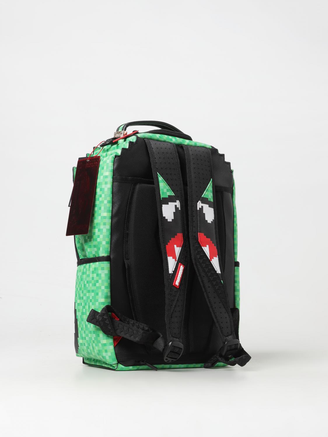 SPRAYGROUND ZAINO: Zaino Pixel Shape Sprayground in cotone spalmato saffiano , Fantasia - Img 2