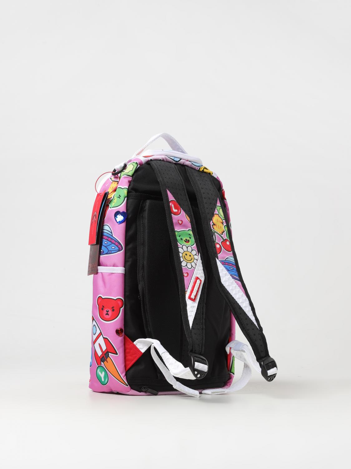 SPRAYGROUND ZAINO: Zaino Dream Lips Sprayground in mesh stampato , Fantasia - Img 2