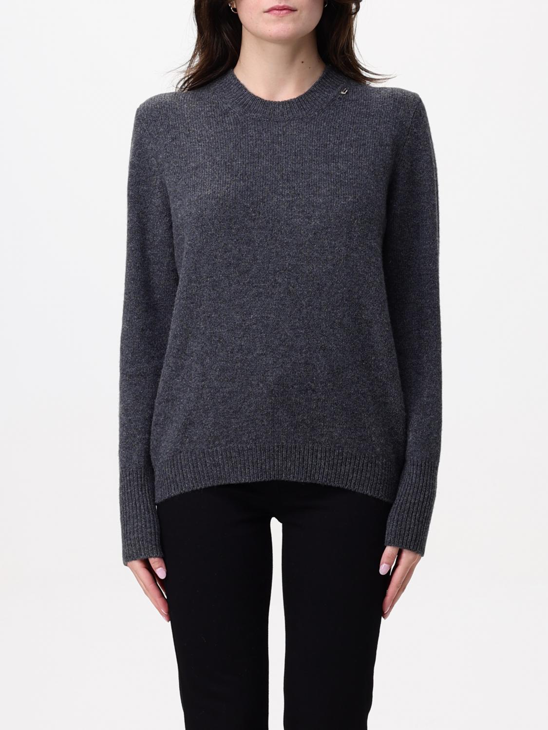 LIU JO SWEATER: Sweatshirt woman Liu Jo, Charcoal - Img 1