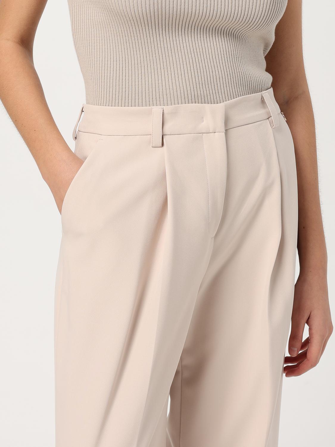 LIU JO PANTS: Pants woman Liu Jo, Beige - Img 3