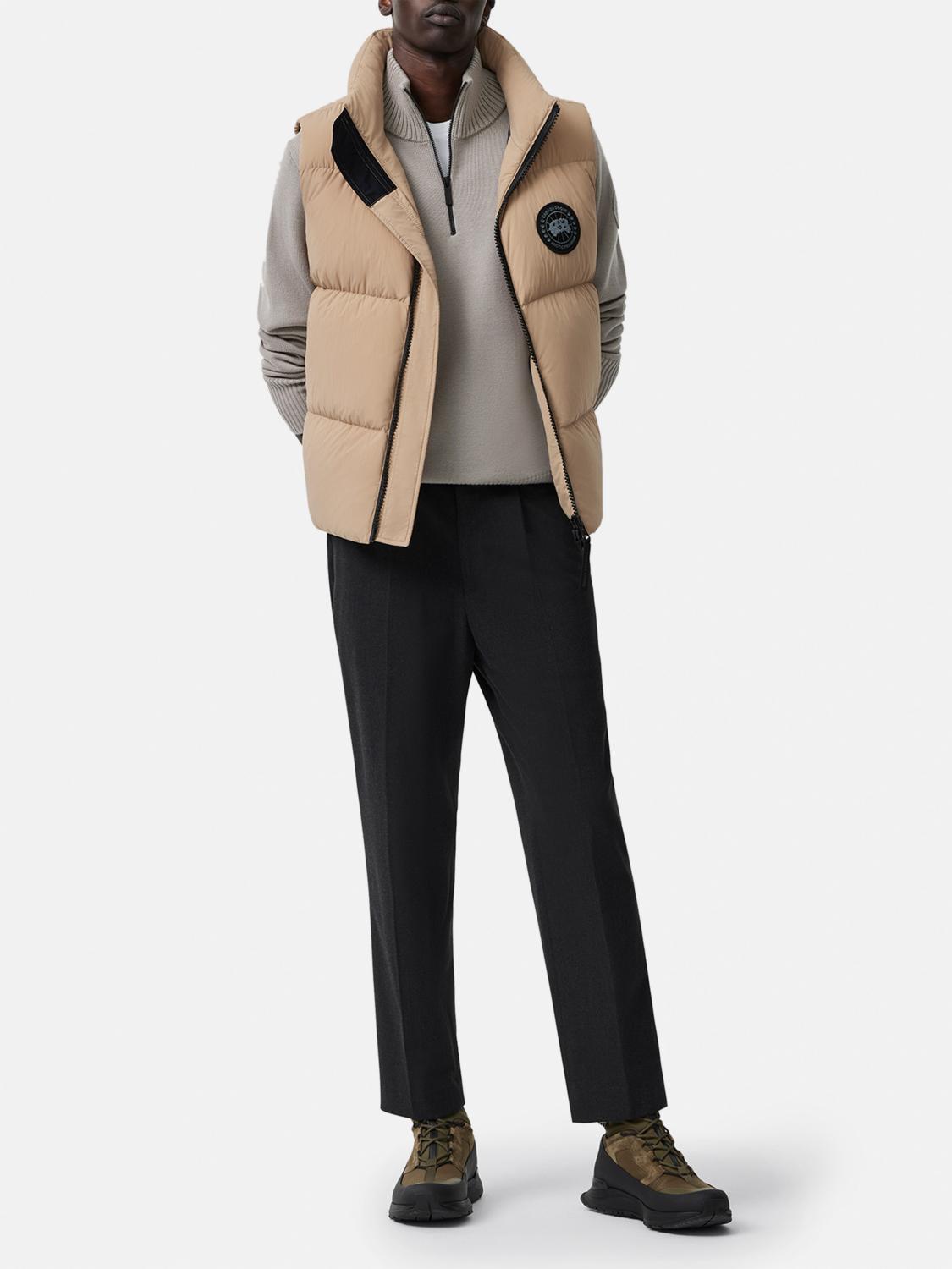 CANADA GOOSE GILET: Gilet Canada Goose in nylon trapuntato, Beige - Img 2