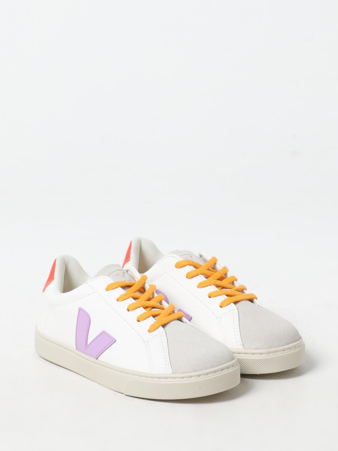 VEJA SHOES: Shoes kids Veja, White - Img 2