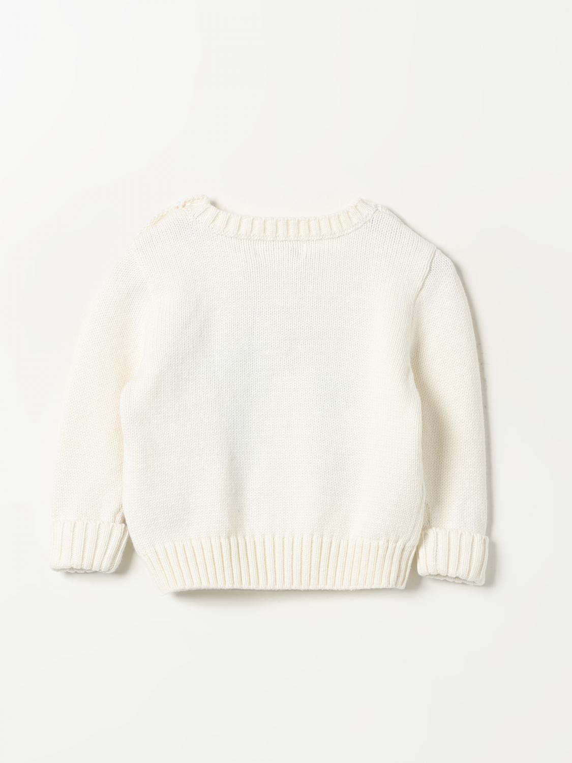 POLO RALPH LAUREN SWEATER: Sweater kids Polo Ralph Lauren, White - Img 2