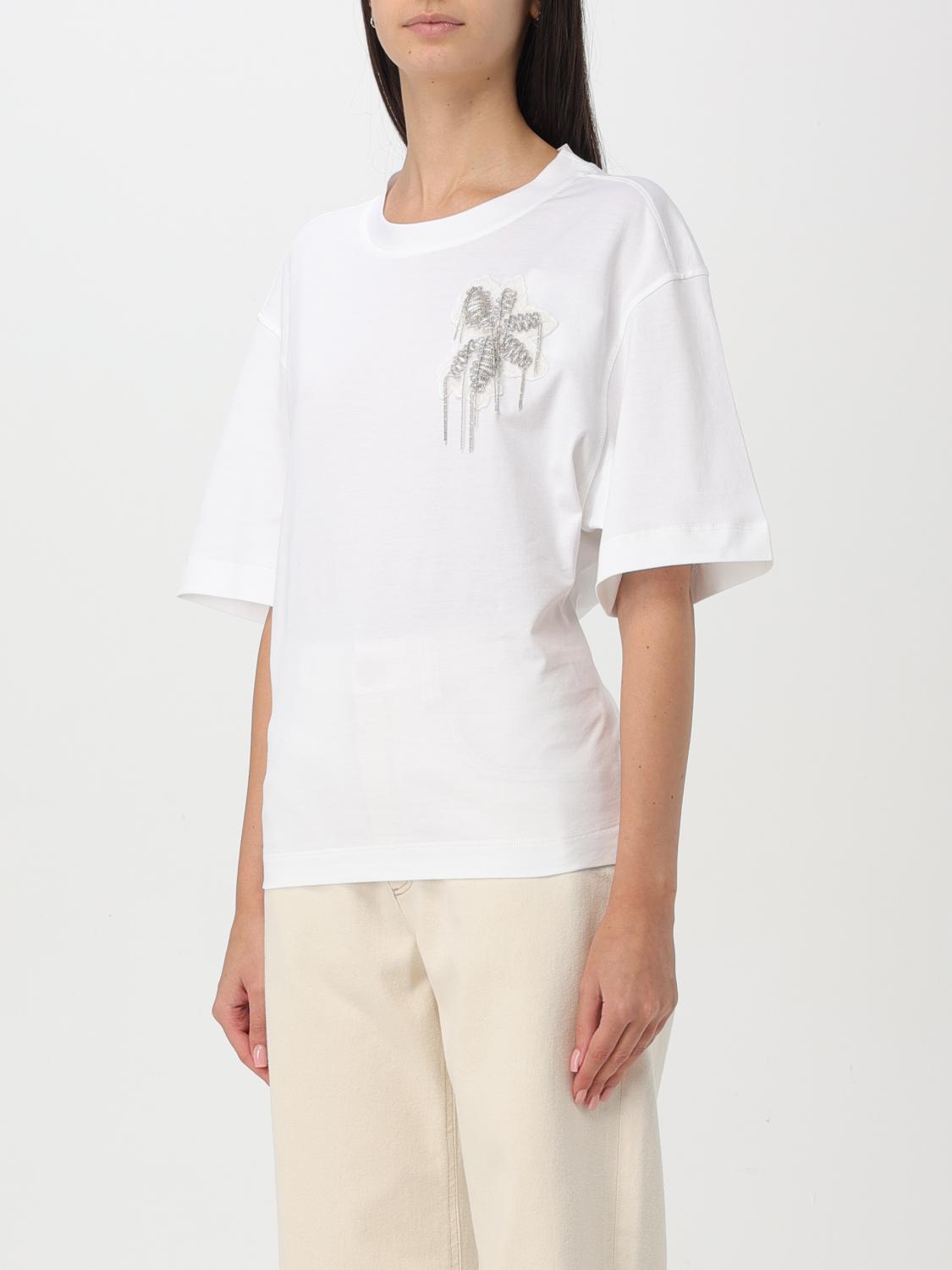 BRUNELLO CUCINELLI T-SHIRT: T-shirt woman Brunello Cucinelli, White - Img 4