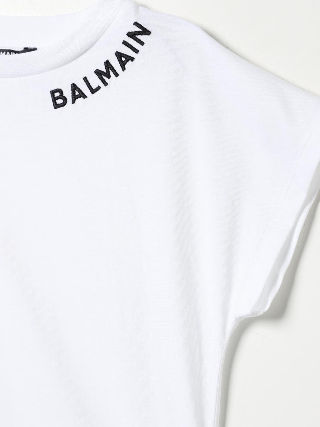 BALMAIN T-SHIRT: T-shirt kids Balmain, White - Img 3