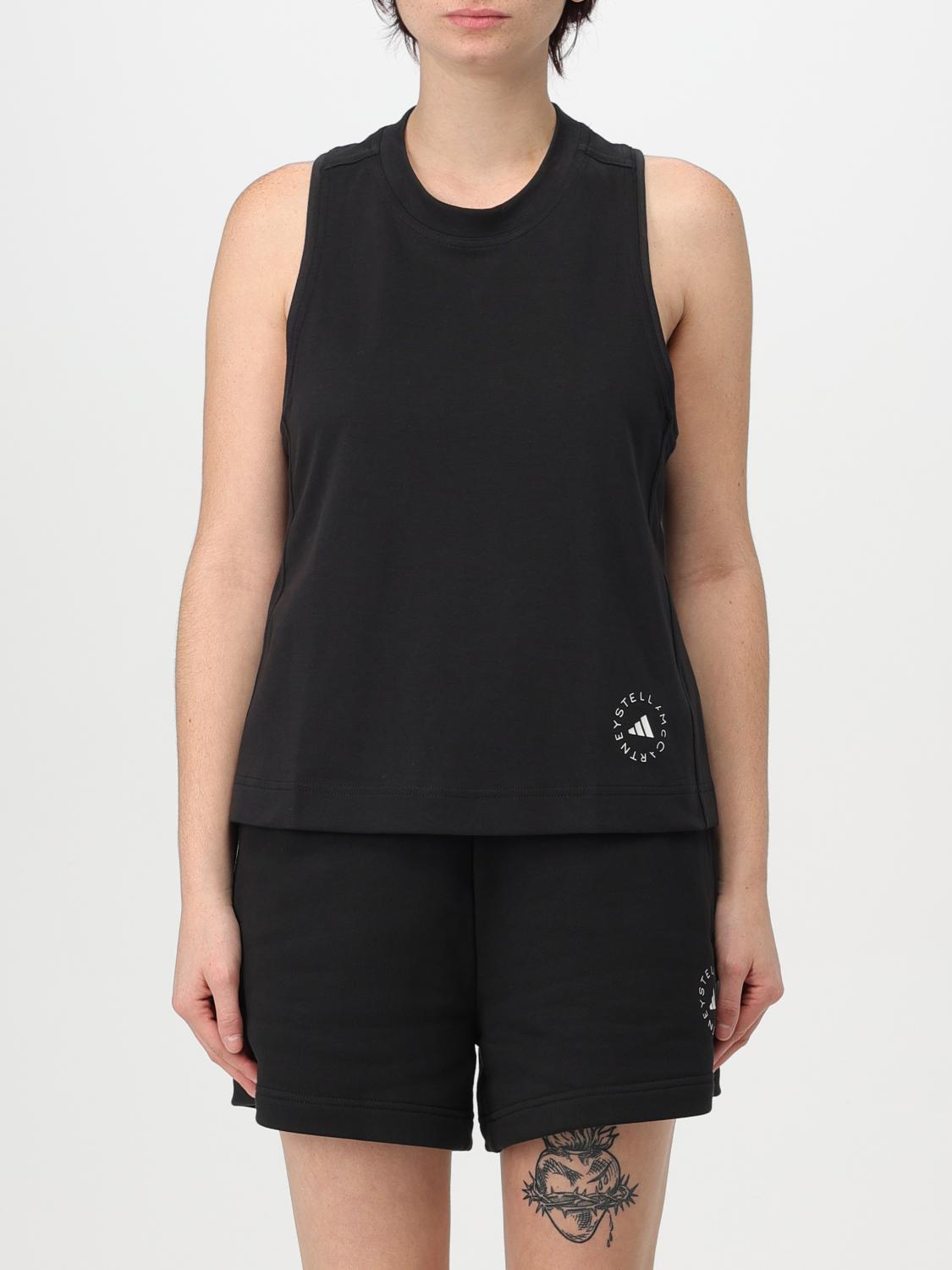 ADIDAS BY STELLA MCCARTNEY TOP: Top woman Adidas by Stella McCartney, Black - Img 1