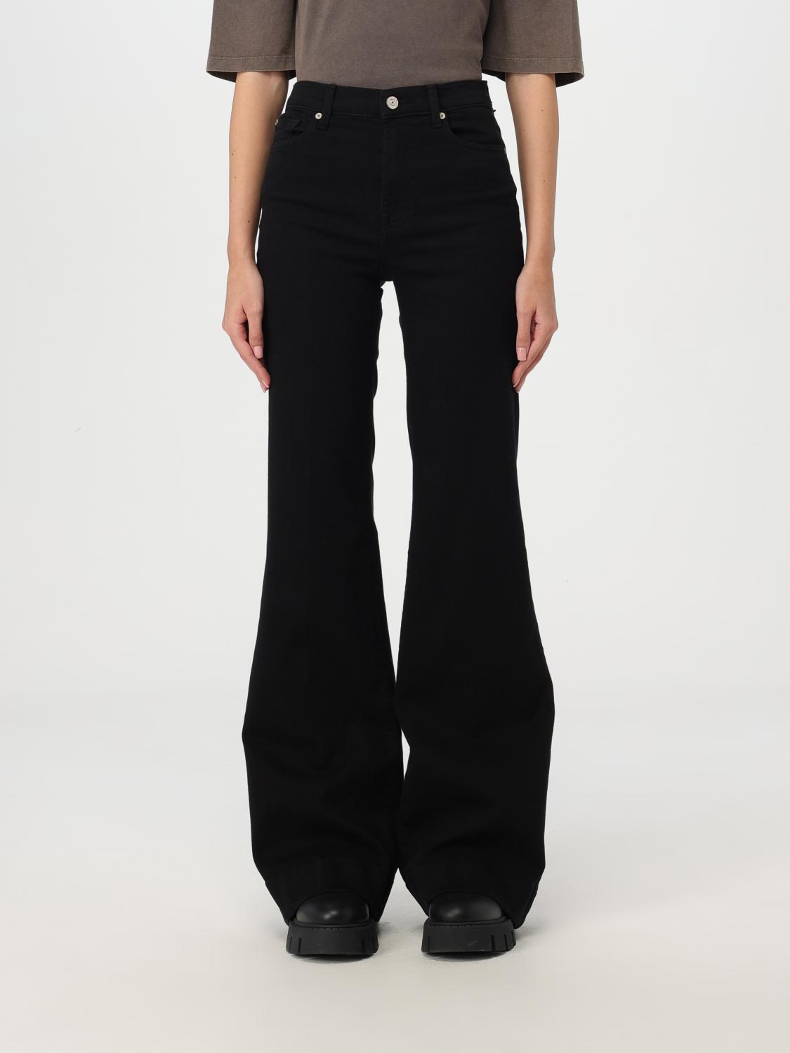 7 FOR ALL MANKIND JEANS: Jeans woman 7 For All Mankind, Black - Img 1