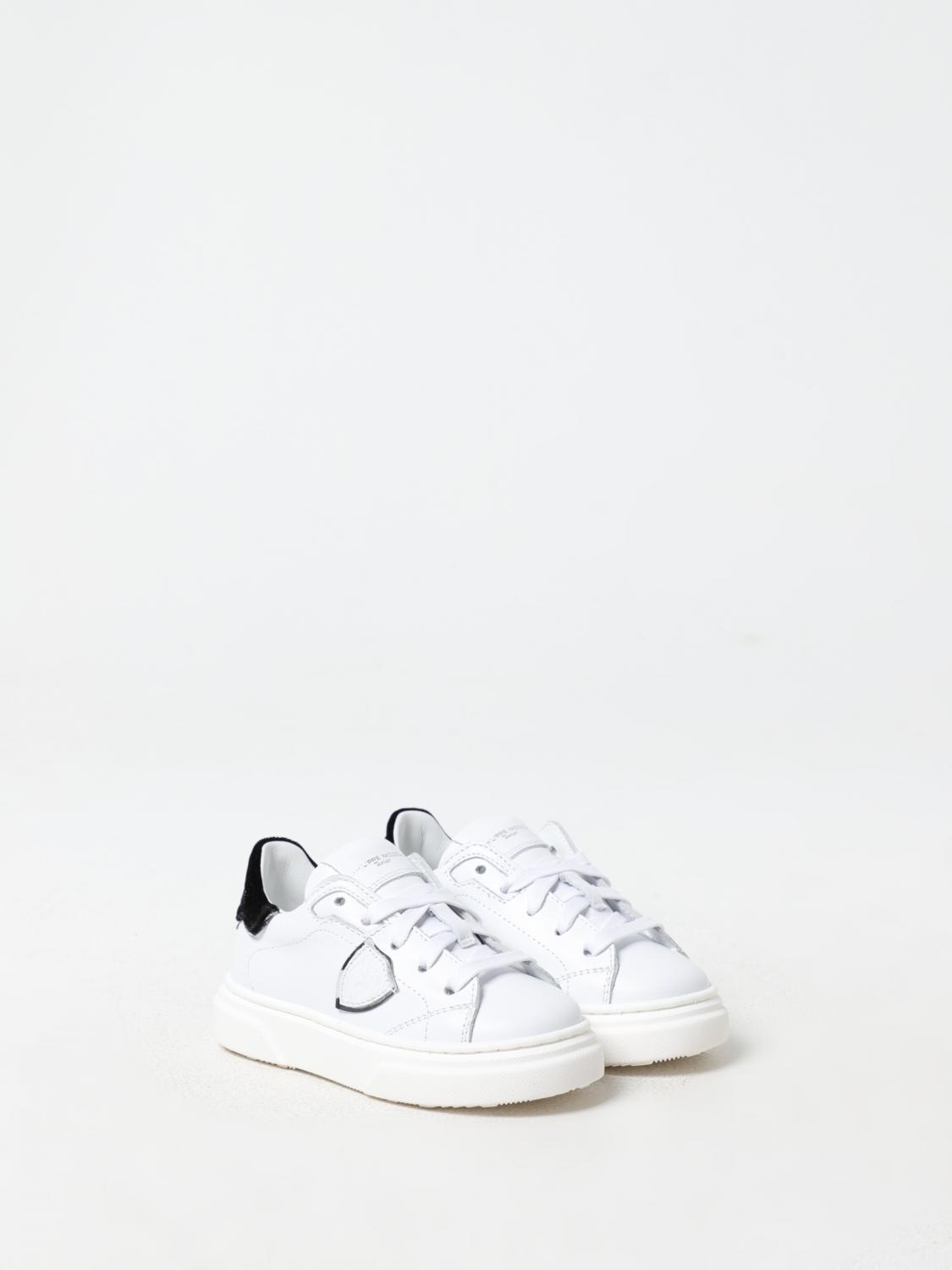 PHILIPPE MODEL JUNIOR SHOES: Shoes kids Philippe Model Junior, White - Img 2