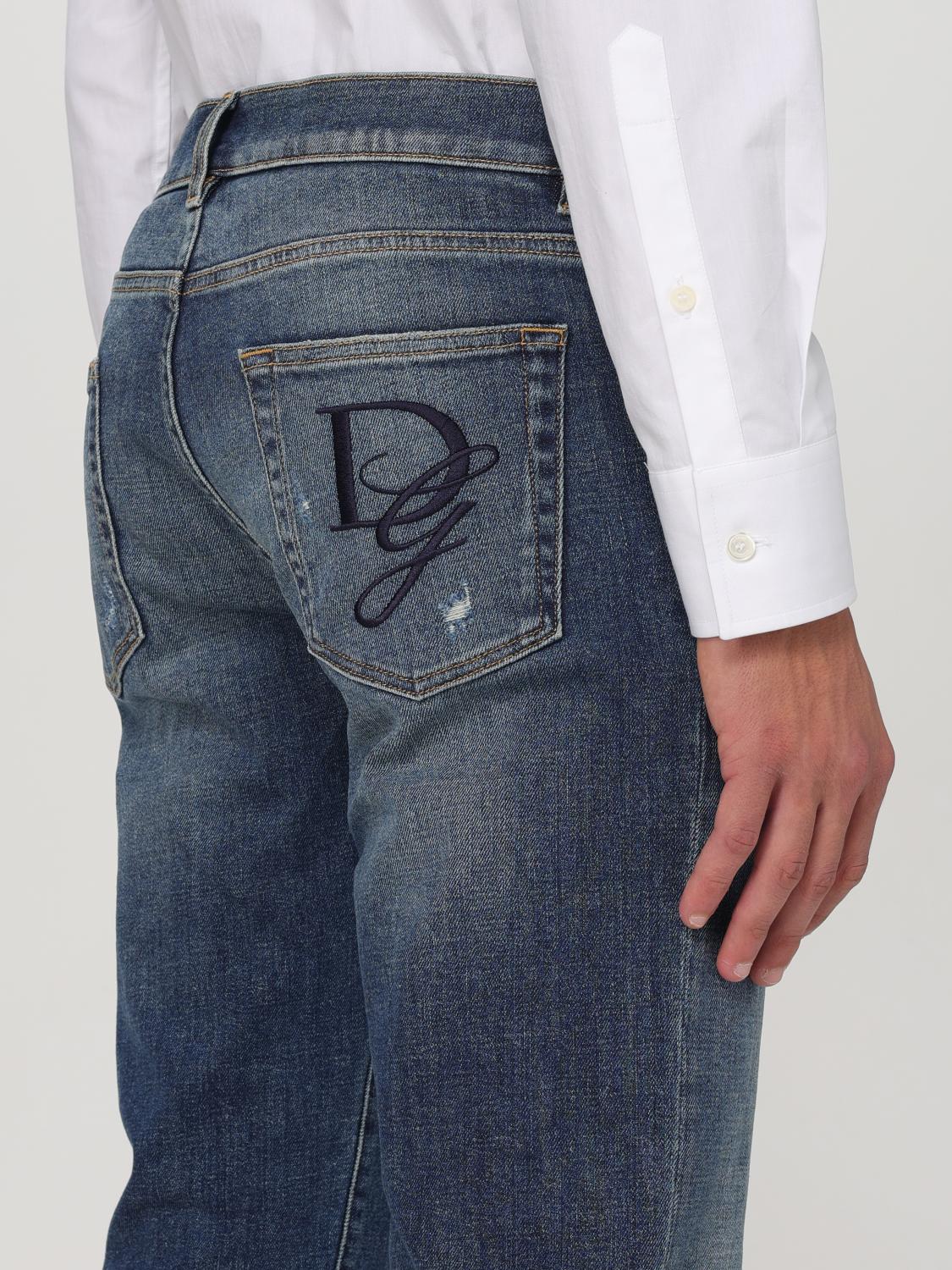 DOLCE & GABBANA JEANS: Jeans Dolce & Gabbana in denim di cotone , Denim - Img 4