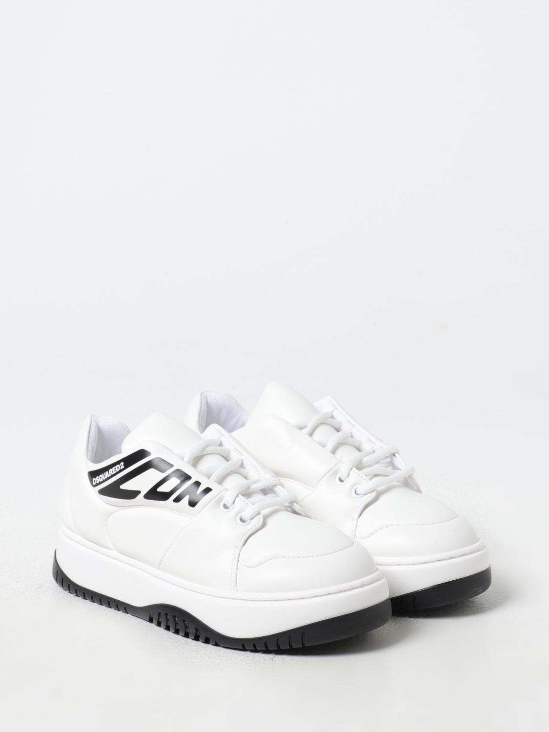 DSQUARED2 ZAPATILLAS: Zapatos niños Dsquared2, Blanco - Img 2