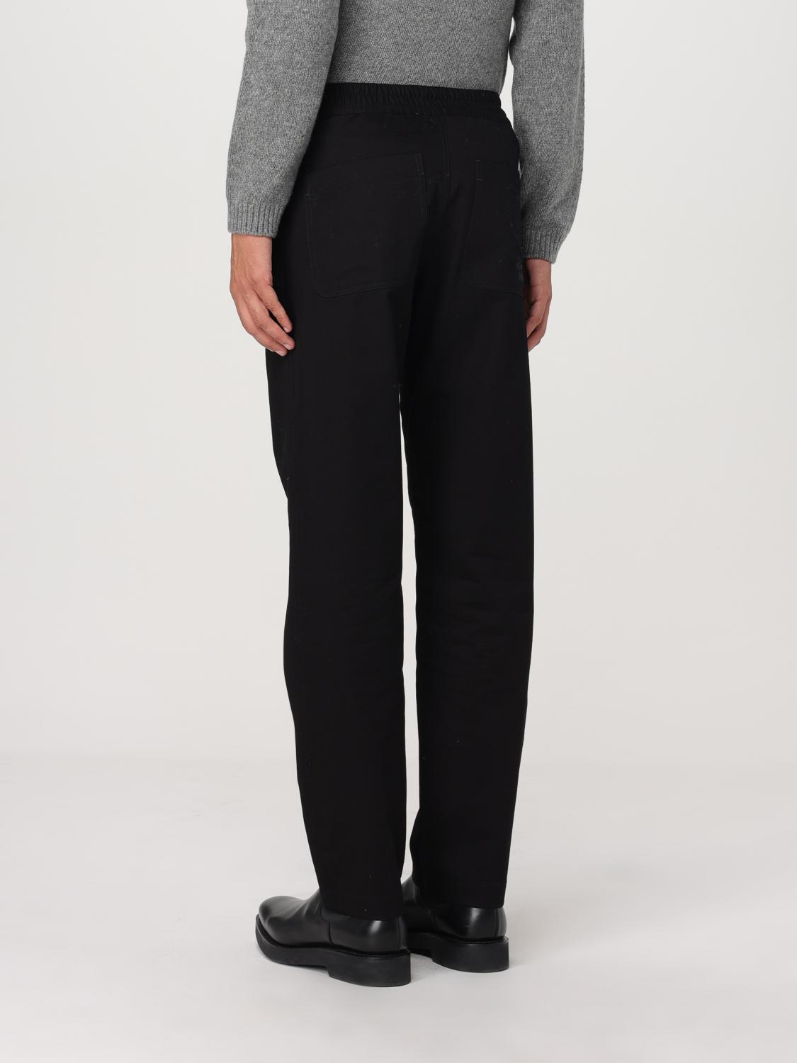 MAISON KITSUNÉ PANTS: Pants men Maison KitsunÉ, Black - Img 2