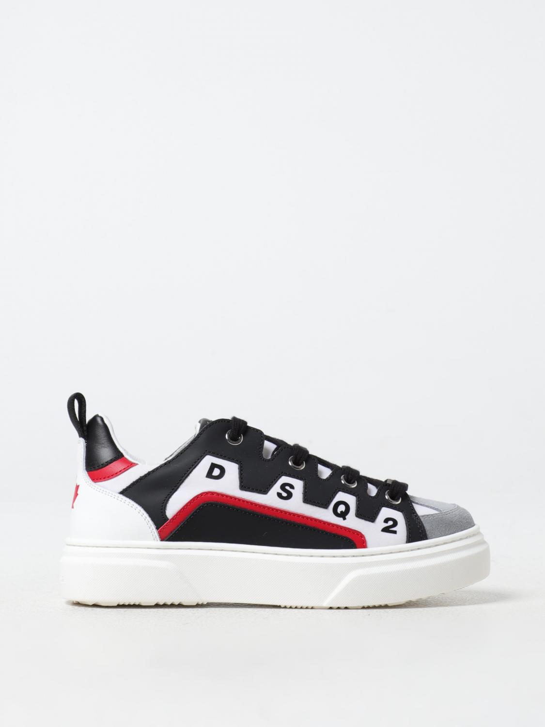 DSQUARED2 BASKETS: Chaussures enfant Dsquared2, Blanc - Img 1