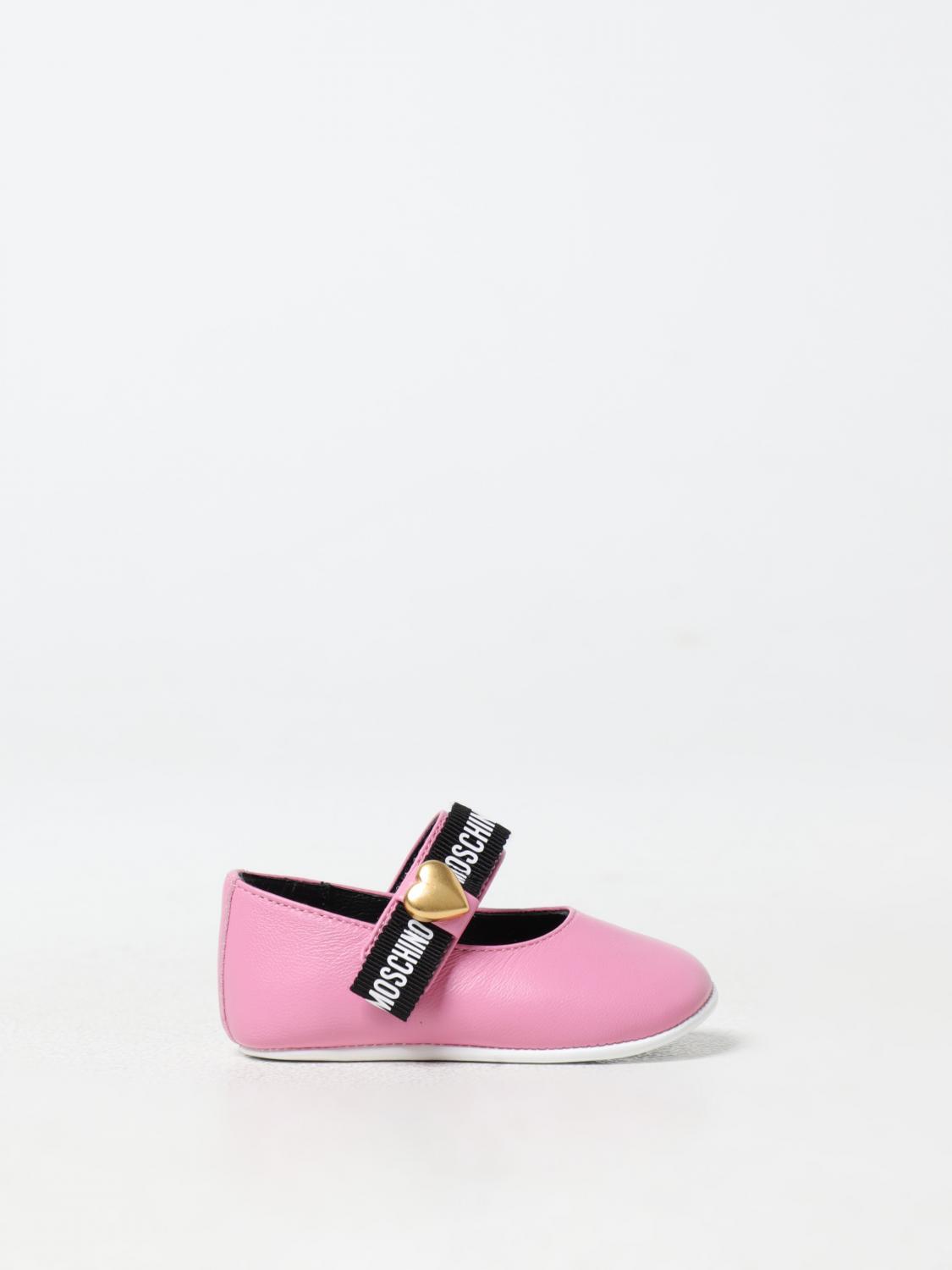 MOSCHINO SHOES: Shoes kids Moschino, Pink - Img 1