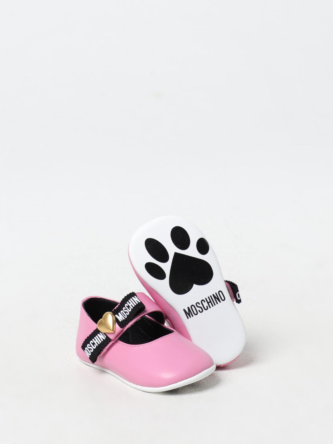 MOSCHINO SHOES: Shoes kids Moschino, Pink - Img 2