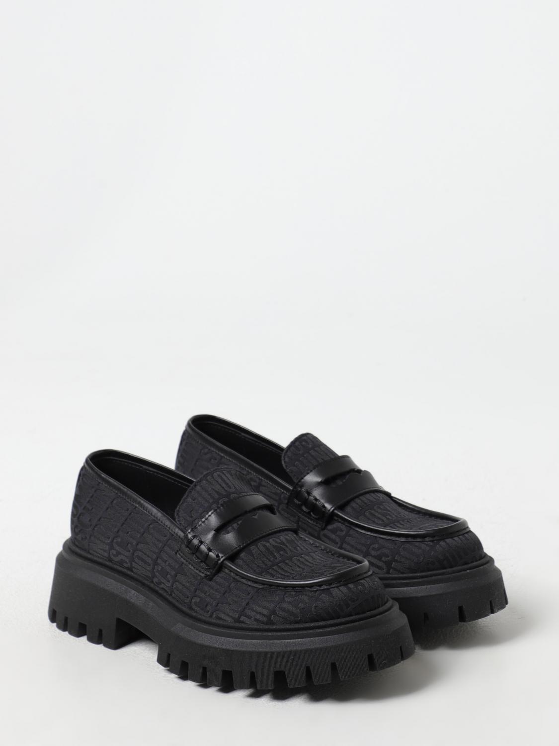 MOSCHINO SHOES: Shoes kids Moschino, Black - Img 2