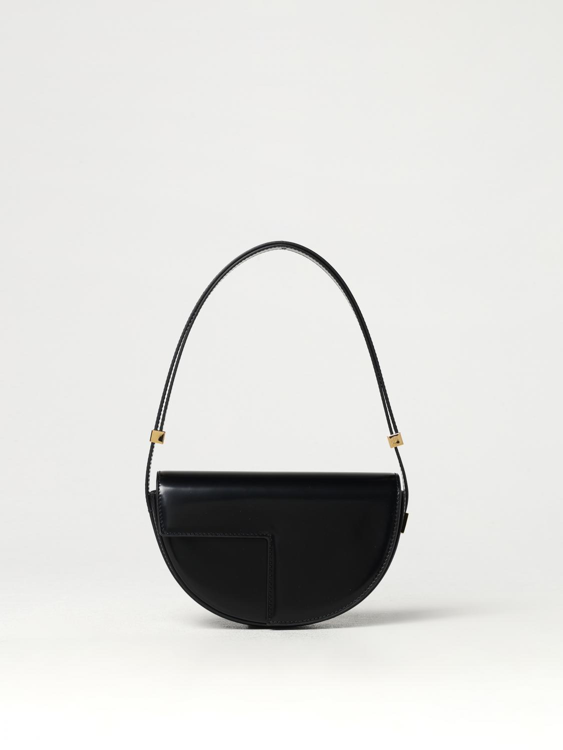 PATOU BORSA A SPALLA: Borsa a spalla donna Patou, Nero - Img 1