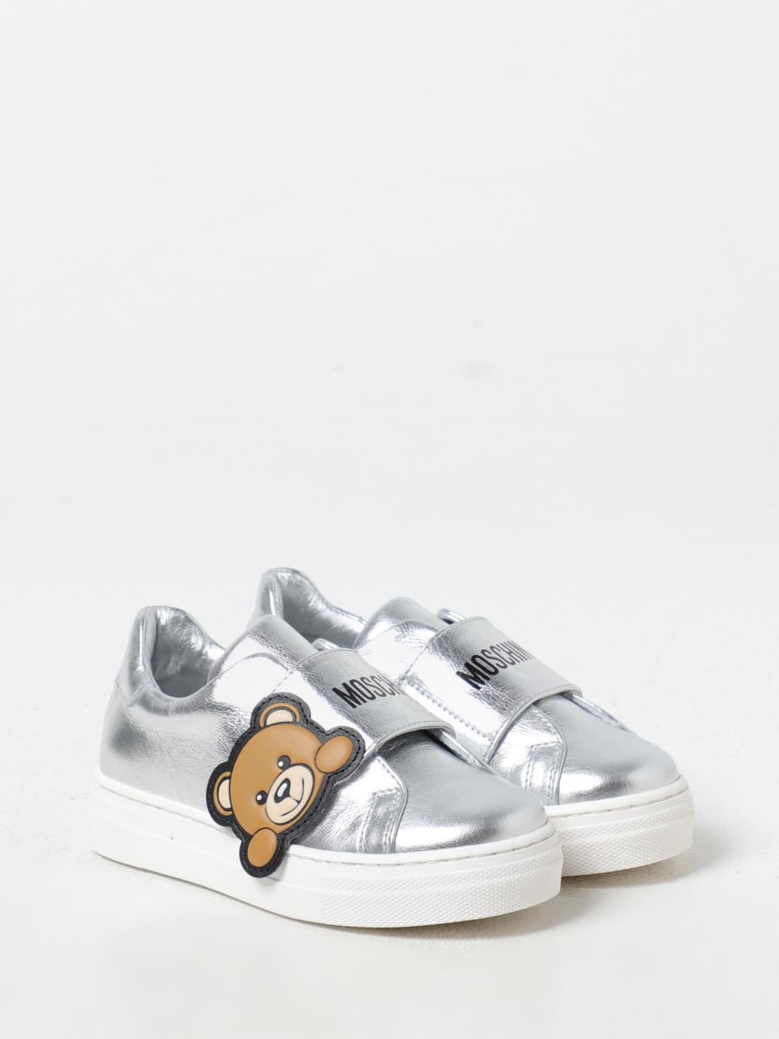 MOSCHINO SHOES: Shoes kids Moschino, Silver - Img 2