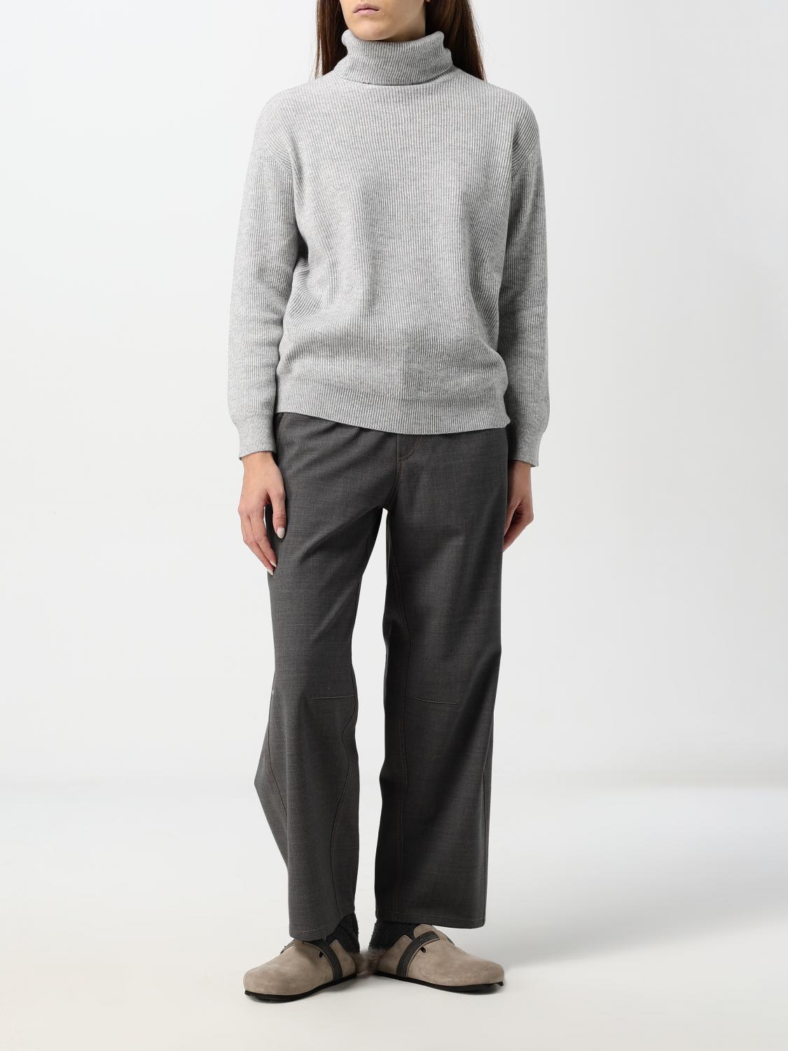 BRUNELLO CUCINELLI PANTS: Pants woman Brunello Cucinelli, Grey - Img 2