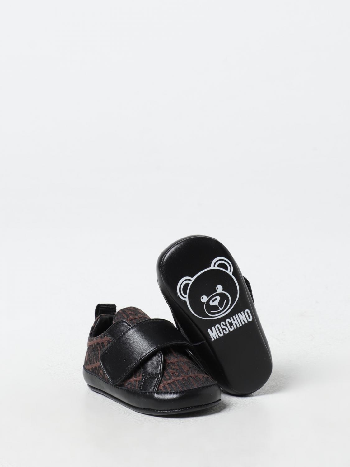 MOSCHINO SHOES: Shoes kids Moschino, Brown - Img 2