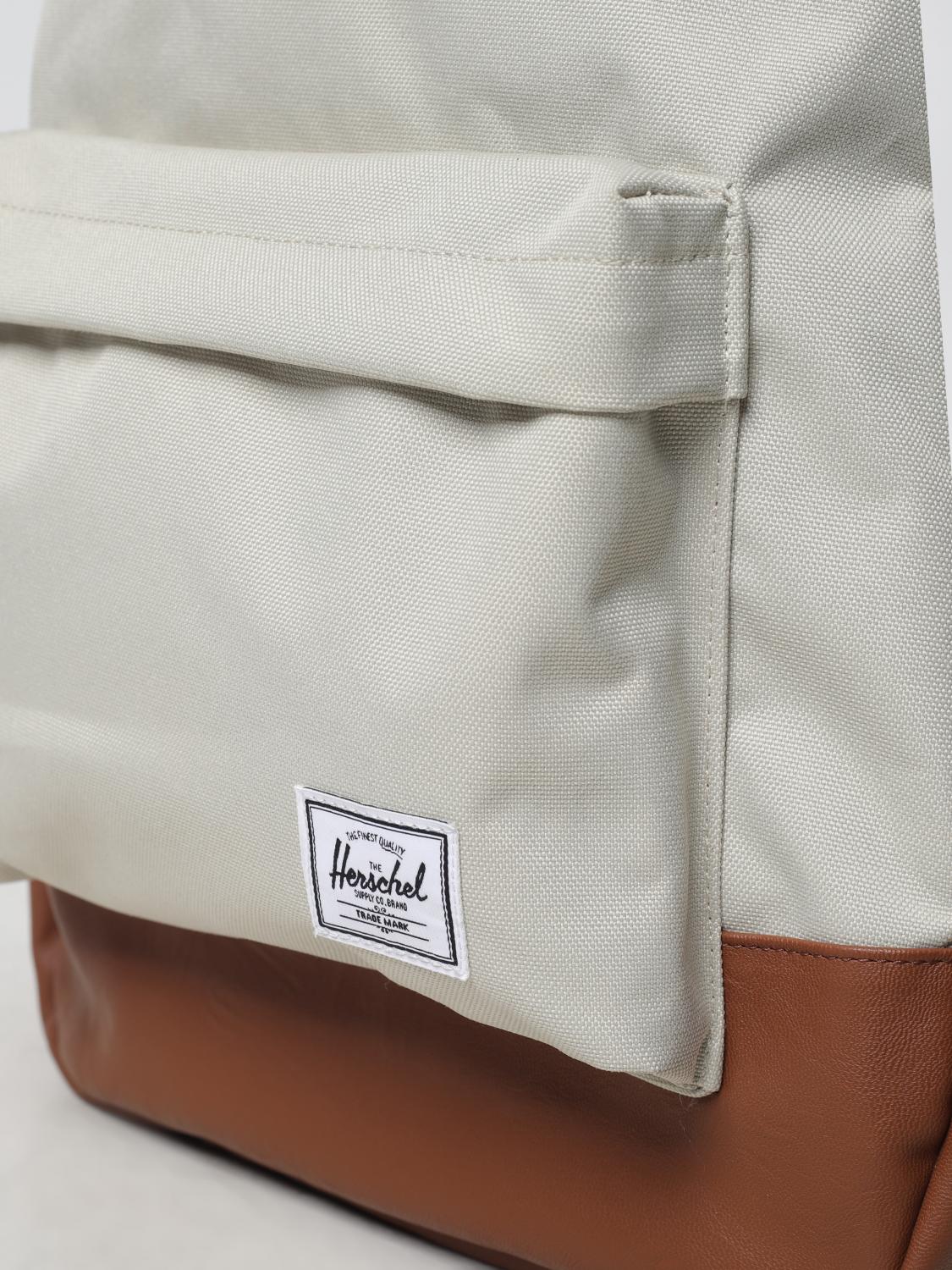 HERSCHEL SUPPLY CO. ZAINO: Zaino Heritage Herschel Supply Co. in nylon EcoSystem™, Beige - Img 3