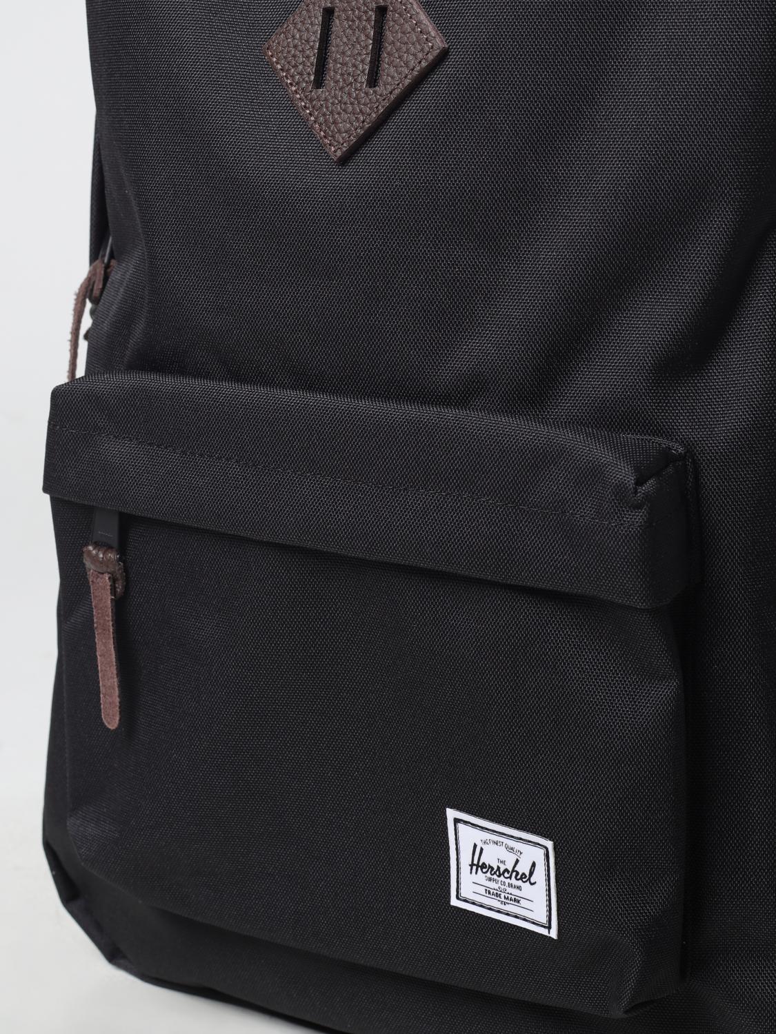 HERSCHEL SUPPLY CO. ZAINO: Zaino Heritage Herschel Supply Co. in nylon EcoSystem™, Nero 1 - Img 3