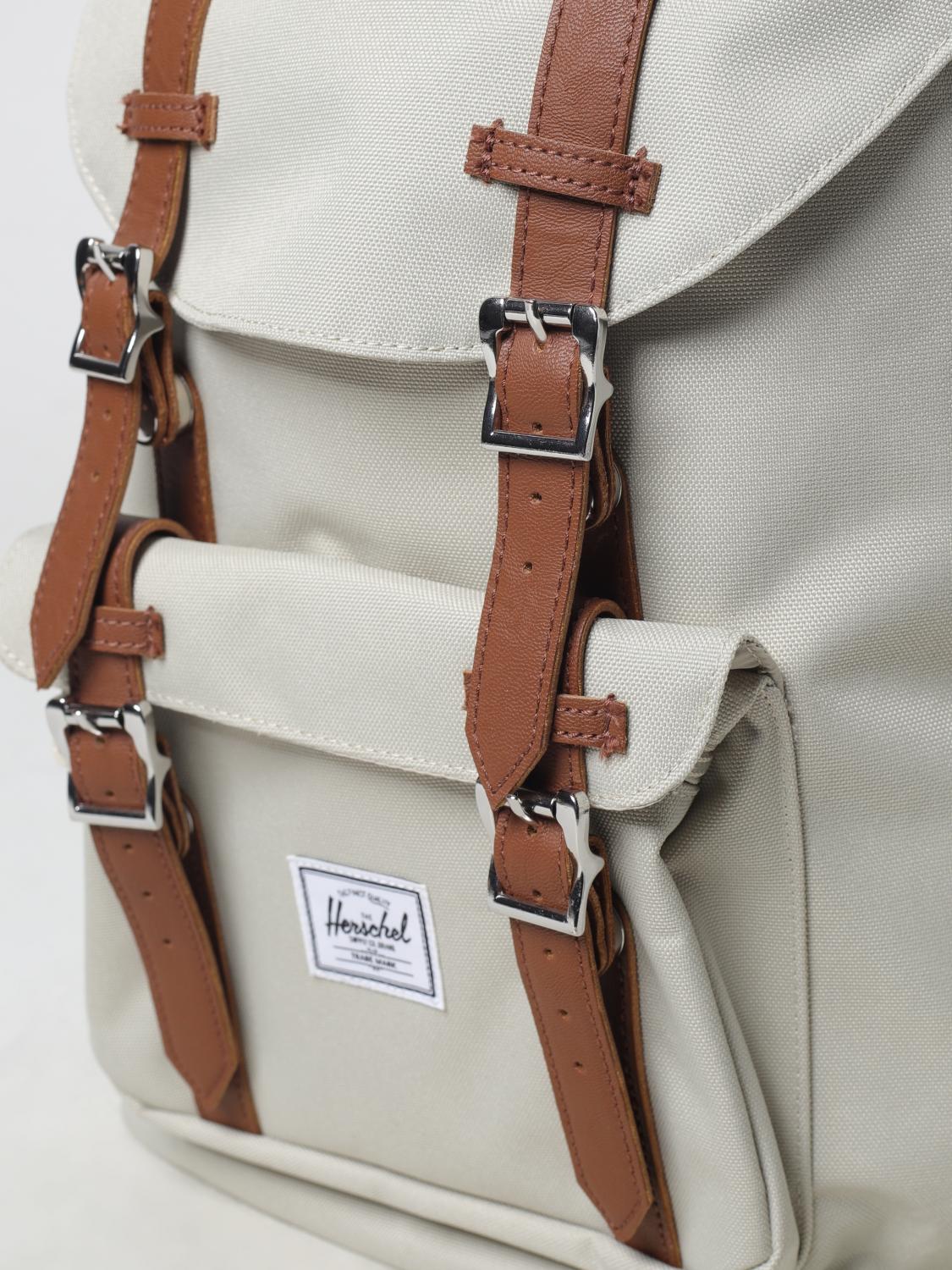 HERSCHEL SUPPLY CO. ZAINO: Zaino Little America Mid Herschel Supply Co. in nylon , Beige - Img 3