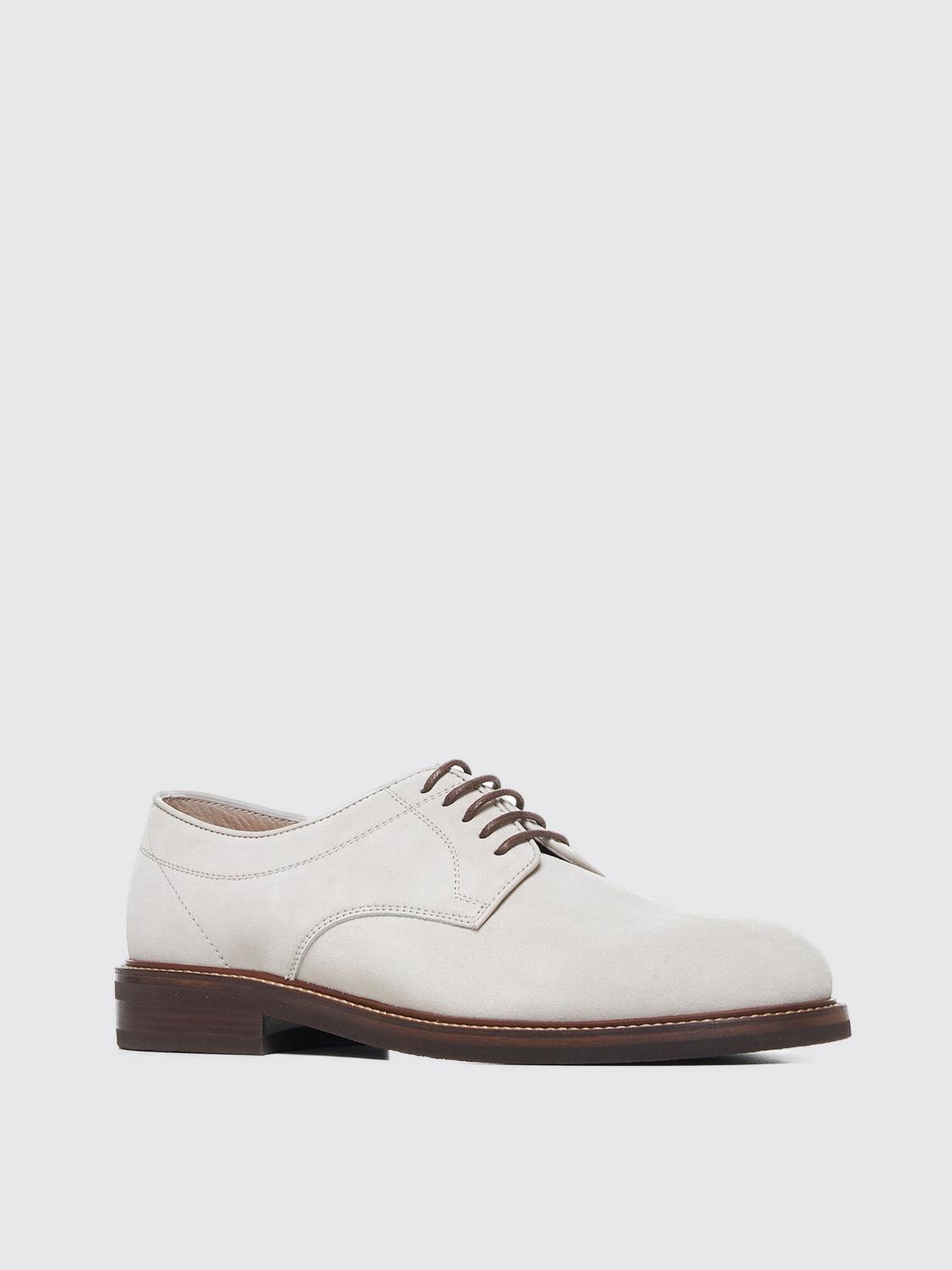 BRUNELLO CUCINELLI BROGUE SHOES: Shoes men Brunello Cucinelli, Beige - Img 2