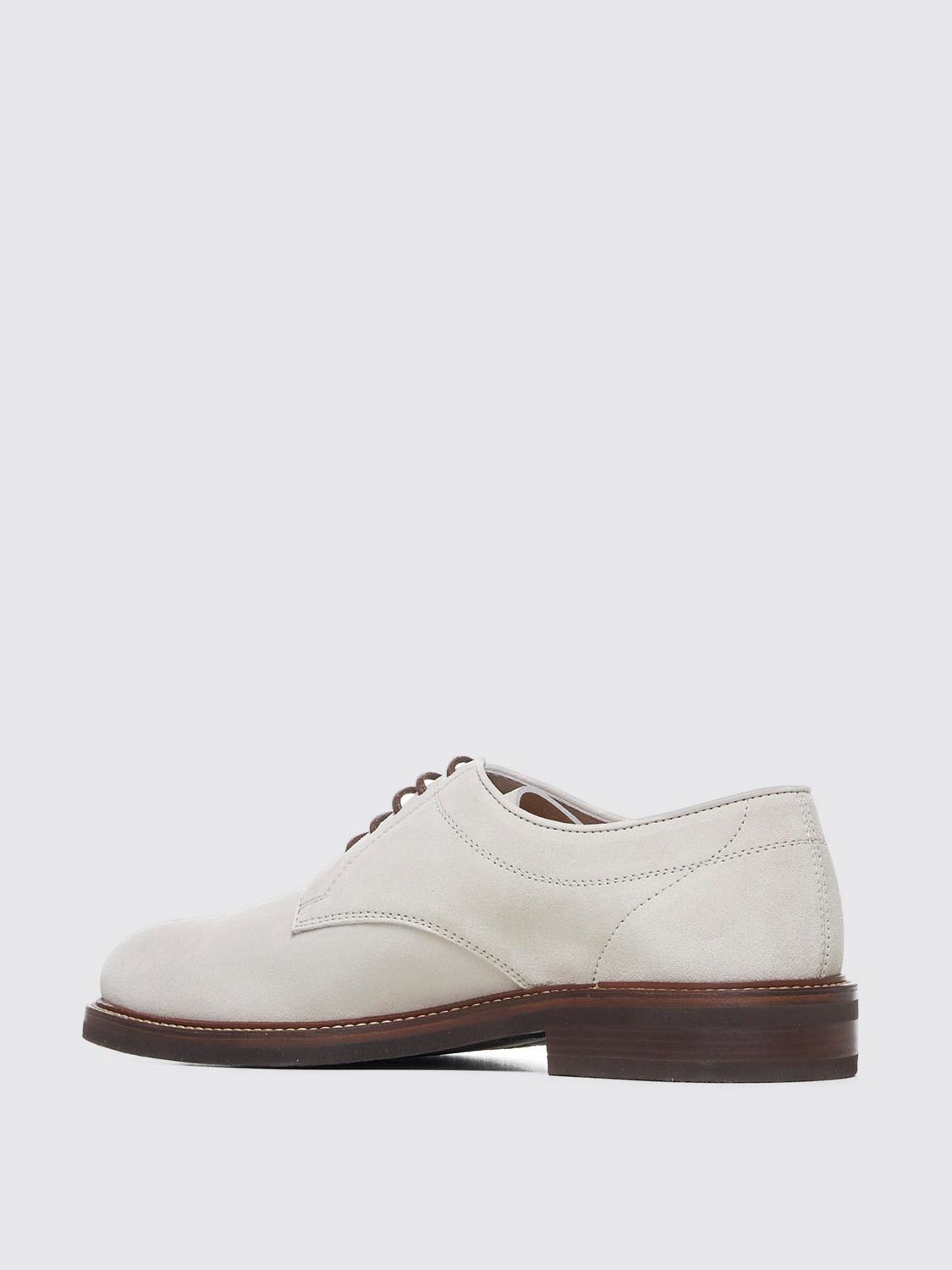 BRUNELLO CUCINELLI BROGUE SHOES: Shoes men Brunello Cucinelli, Beige - Img 3