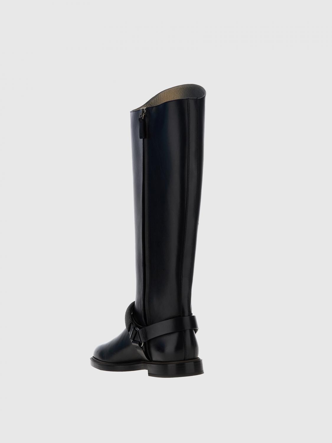 BRUNELLO CUCINELLI BOOTS: Boots woman Brunello Cucinelli, Black - Img 3