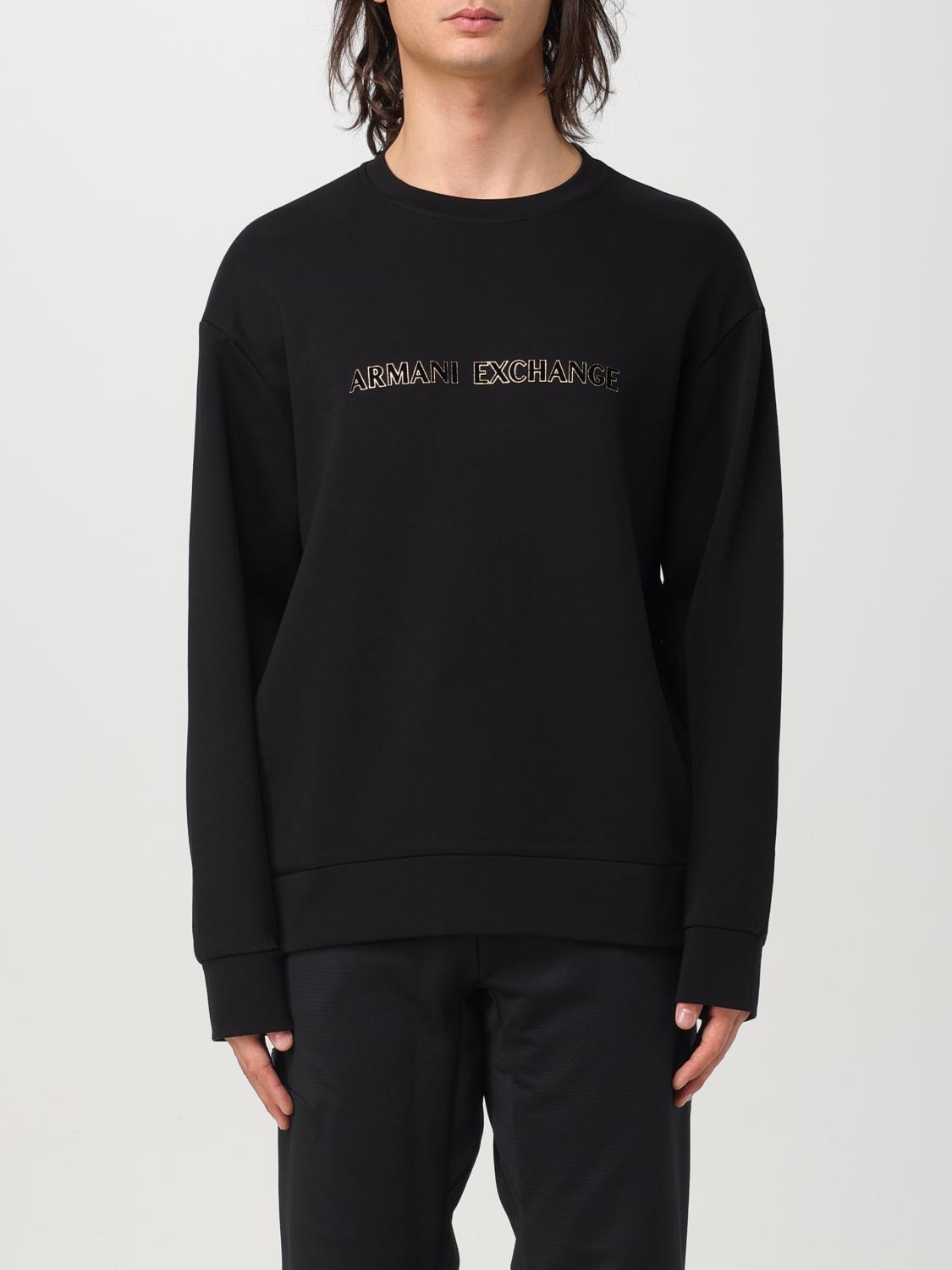 ARMANI EXCHANGE SWEATSHIRT: Sweatshirt men Armani Exchange, Black - Img 1