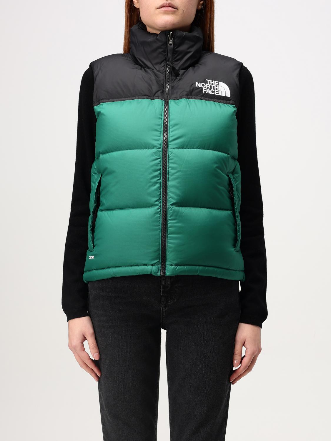 THE NORTH FACE WAISTCOAT: Jacket woman The North Face, Green - Img 1