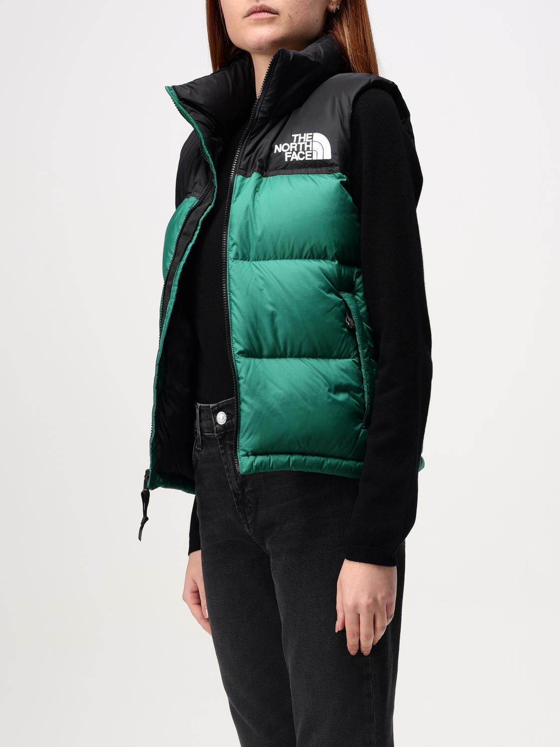 THE NORTH FACE WAISTCOAT: Jacket woman The North Face, Green - Img 3