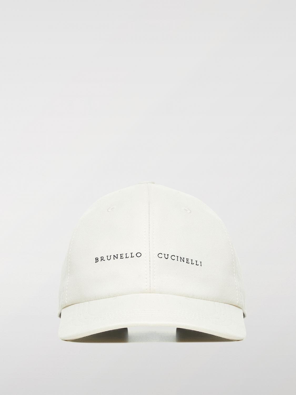 BRUNELLO CUCINELLI HAT: Hat men Brunello Cucinelli, White - Img 2