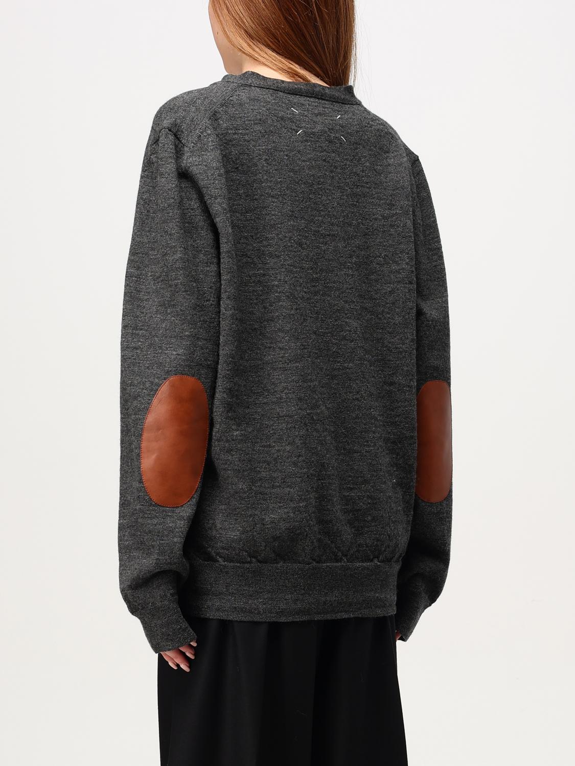 MAISON MARGIELA CARDIGAN: Sweater woman Maison Margiela, Charcoal - Img 2