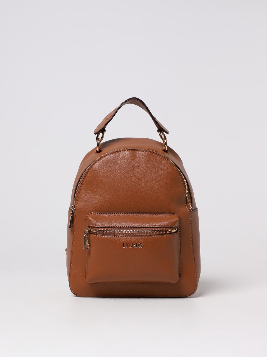 LIU JO BACKPACK: Backpack woman Liu Jo, Brown - Img 1