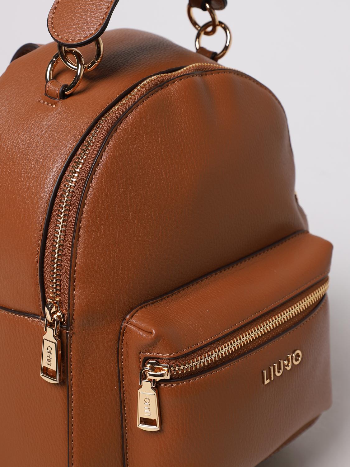 LIU JO BACKPACK: Backpack woman Liu Jo, Brown - Img 3