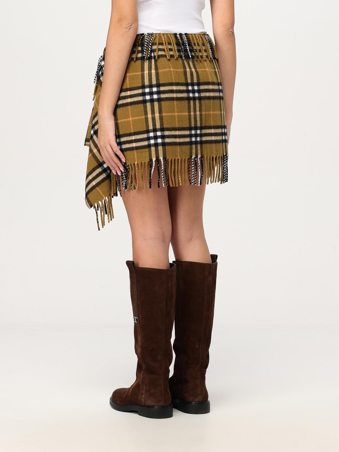 BURBERRY SKIRT: Skirt woman Burberry, Mustard - Img 2