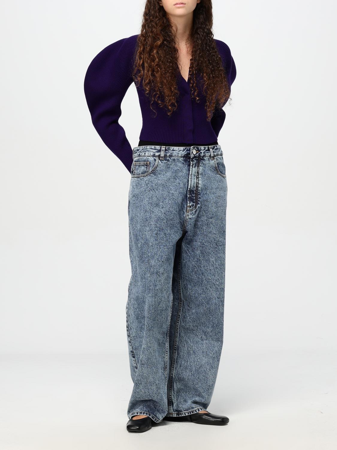 ALAÏA STRICKJACKE: Strickjacke damen AlaÏa, Violett - Img 2