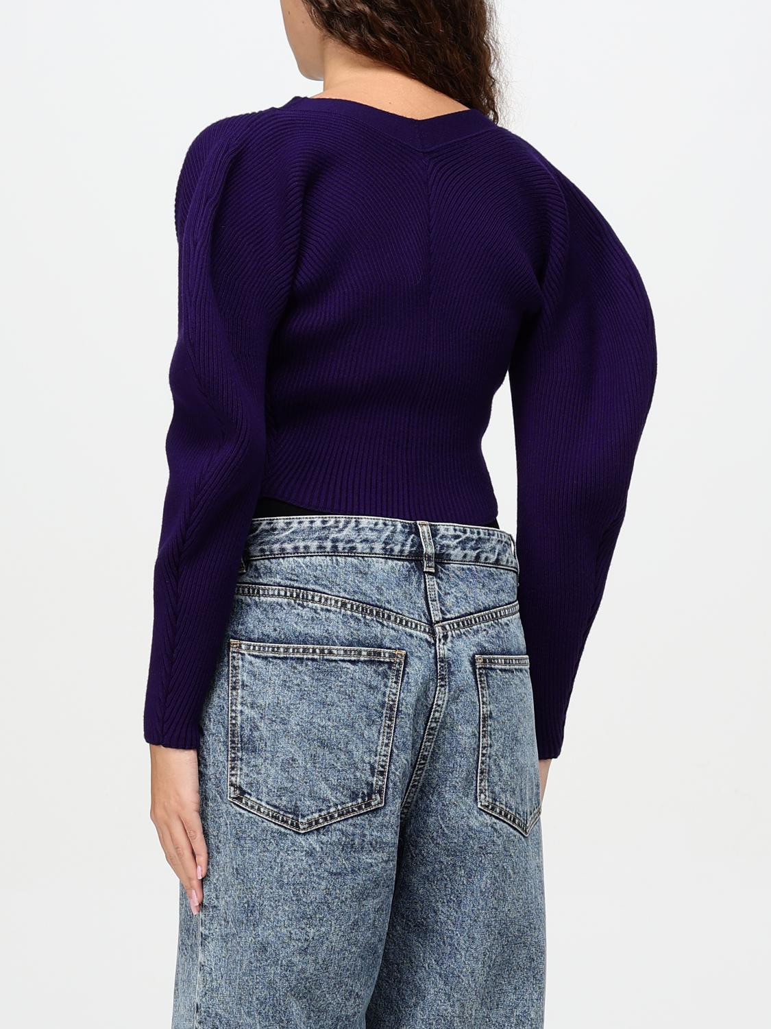 ALAÏA STRICKJACKE: Strickjacke damen AlaÏa, Violett - Img 3