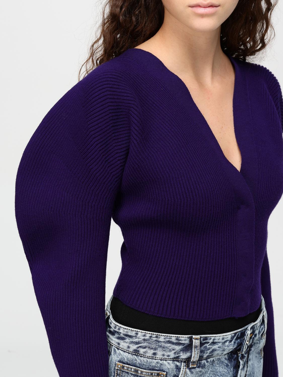 ALAÏA STRICKJACKE: Strickjacke damen AlaÏa, Violett - Img 5