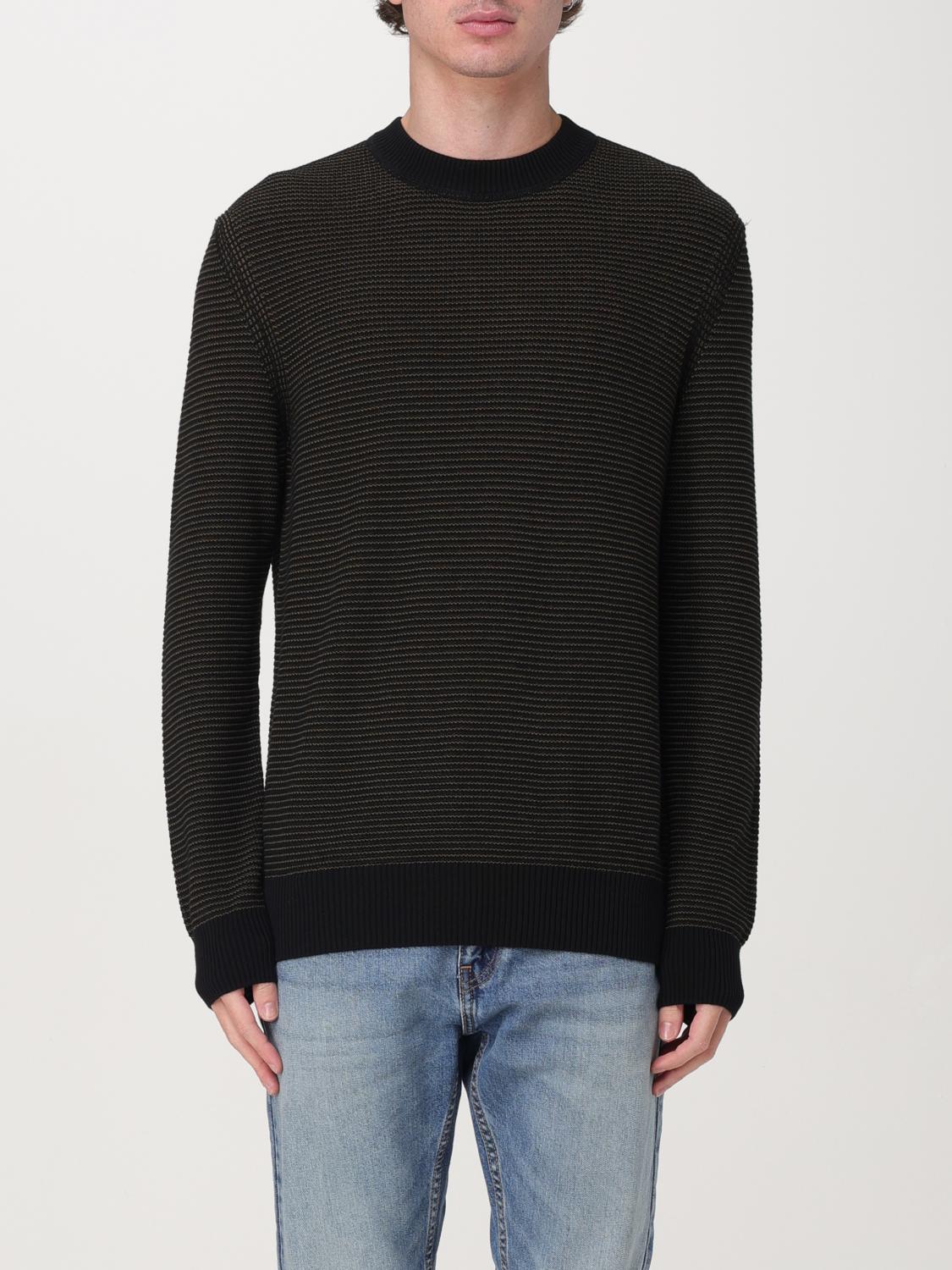 BOSS SWEATER: Sweater men Boss, Black - Img 1