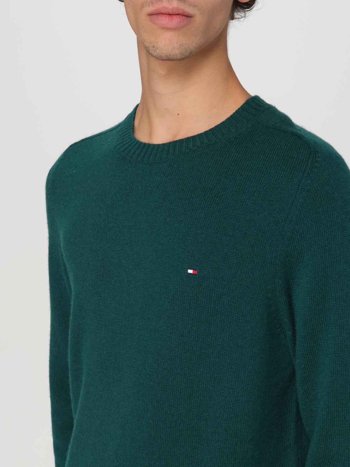 TOMMY HILFIGER SWEATER: Sweater men Tommy Hilfiger, Green - Img 3