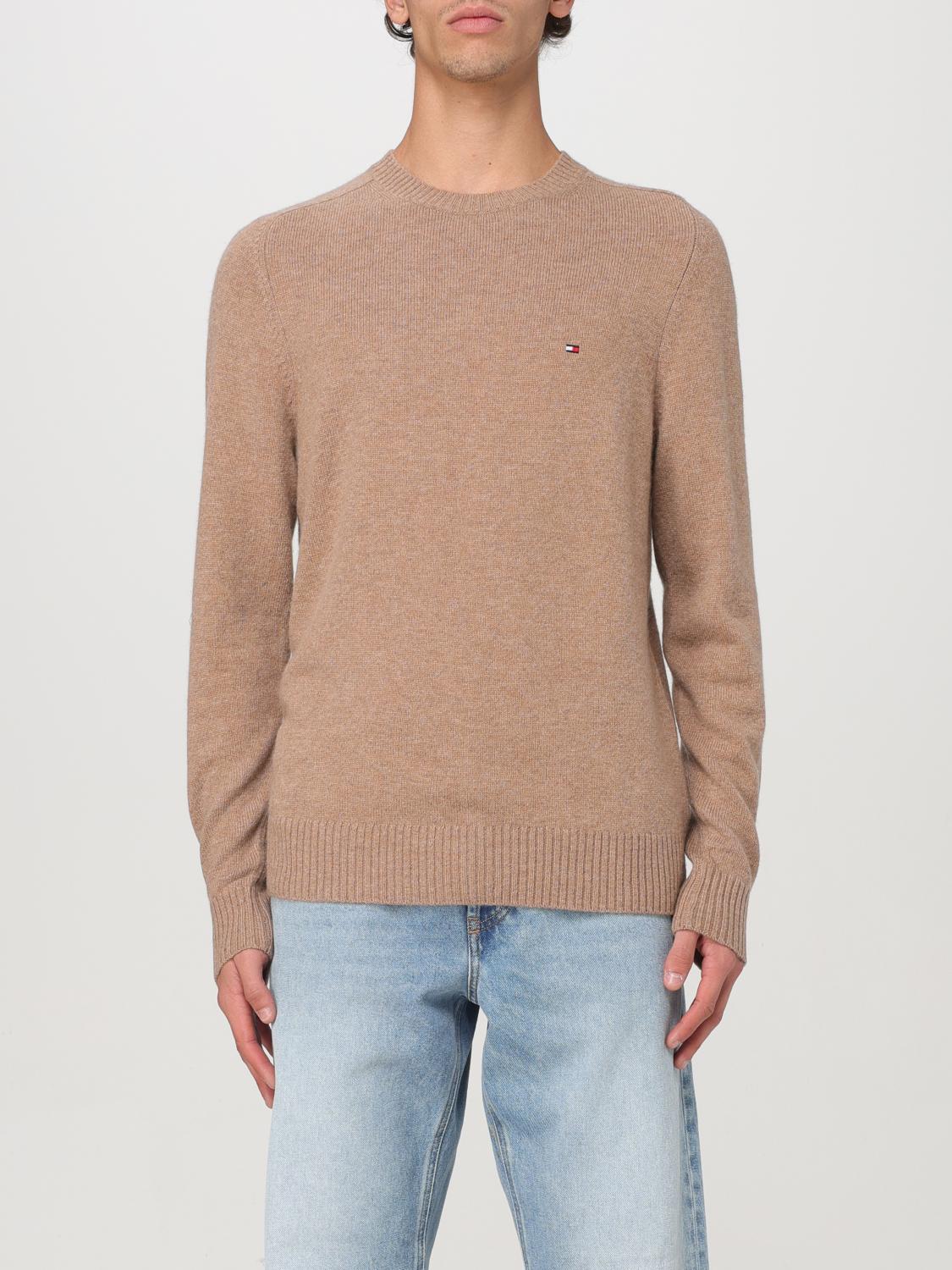 TOMMY HILFIGER PULLOVER: Pullover herren Tommy Hilfiger, Camel - Img 1