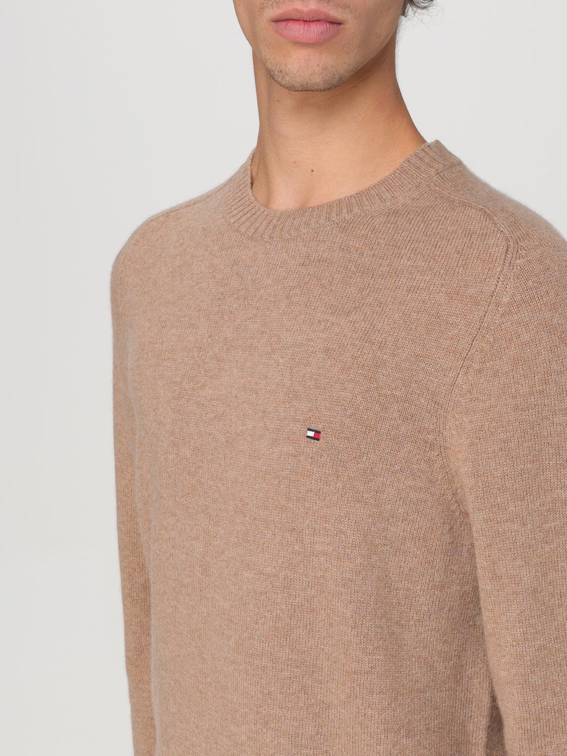 TOMMY HILFIGER PULLOVER: Pullover herren Tommy Hilfiger, Camel - Img 3