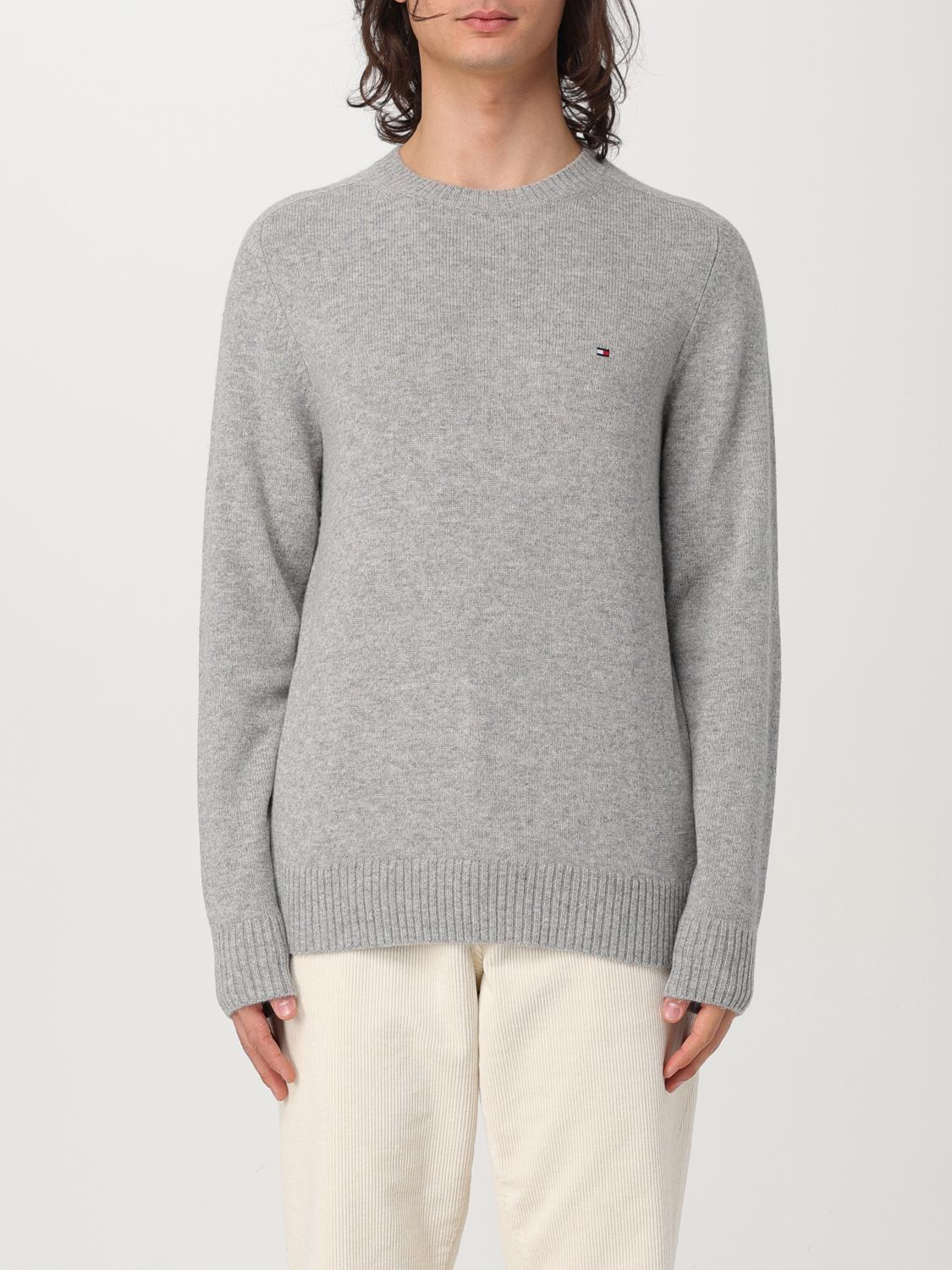 TOMMY HILFIGER SWEATER: Sweater men Tommy Hilfiger, Grey - Img 1