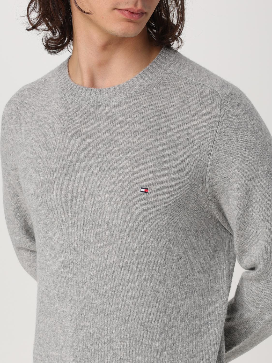 TOMMY HILFIGER SWEATER: Sweater men Tommy Hilfiger, Grey - Img 4