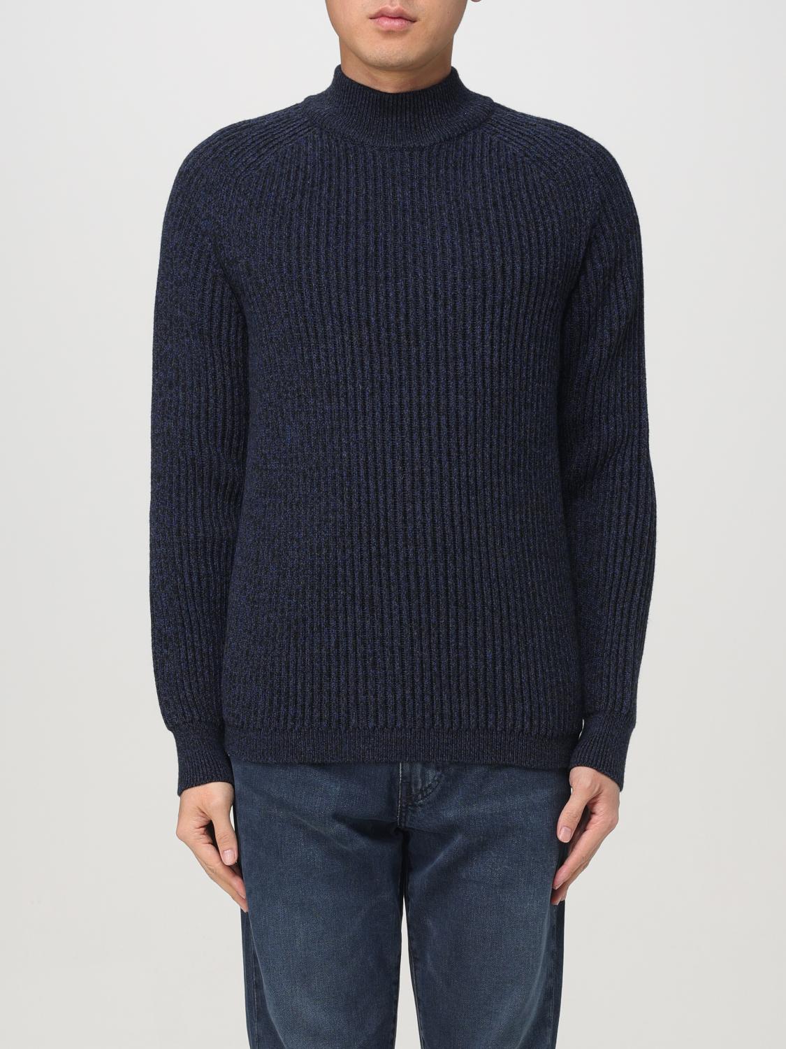 BOSS SWEATER: Sweater men Boss, Blue - Img 1